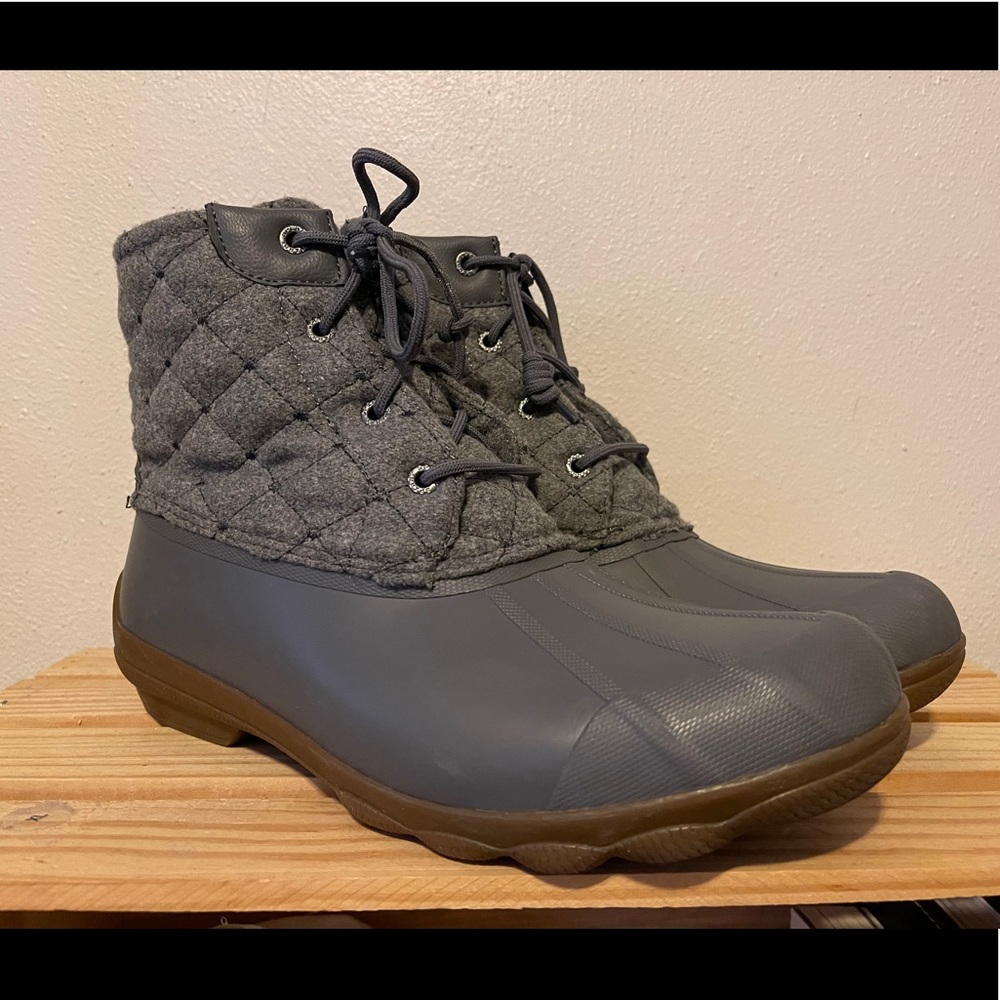 Sperry Gray Duck Boots
